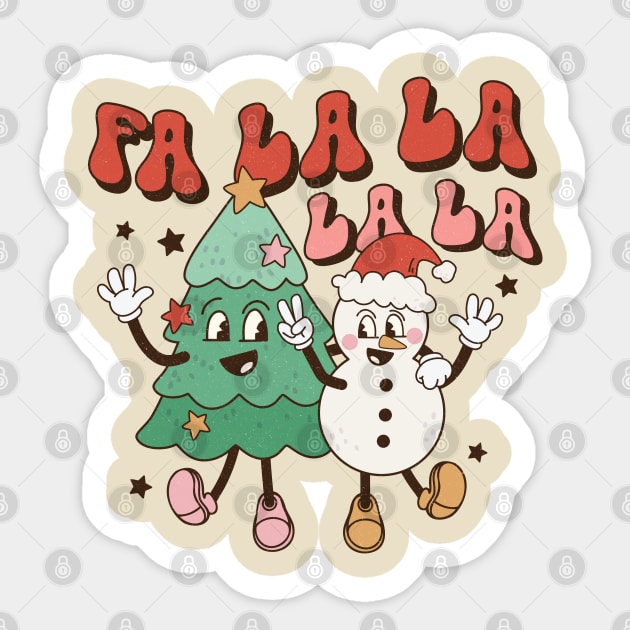 Fa La La La La Sticker by Erin Decker Creative